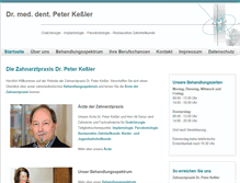 Tablet Screenshot of dr-peter-kessler.de